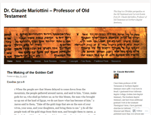 Tablet Screenshot of claudemariottini.com